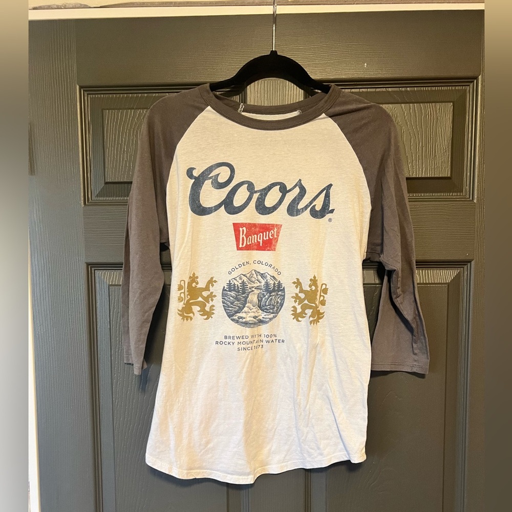 Coors Banquet Vintage Baseball Tee